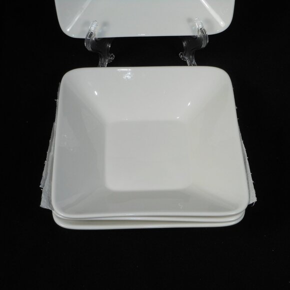 4 white multi purpose square bowl. Maxwell & Williams White Basic Piazza - Picture 4 of 6